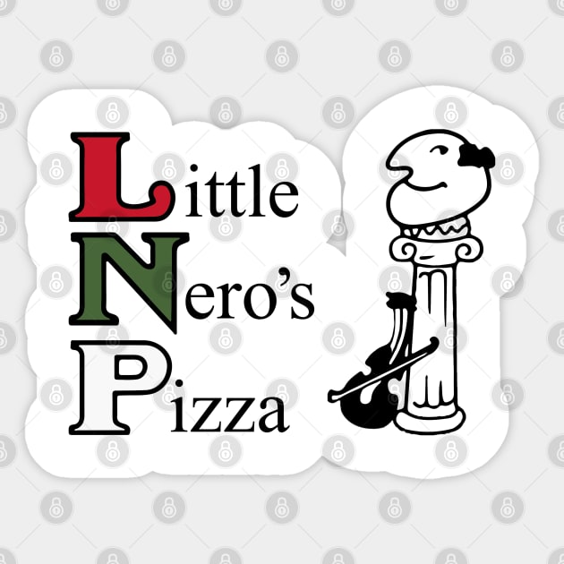 Little Nero's Pizza Sticker by Scar